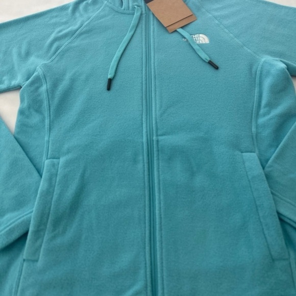 (NWT) The North Face Women's 100 Glacier Full-Zip Hoodie in Maui Blue, Small - Picture 12 of 16